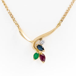 Collier Or jaune Diamant - Castafiore