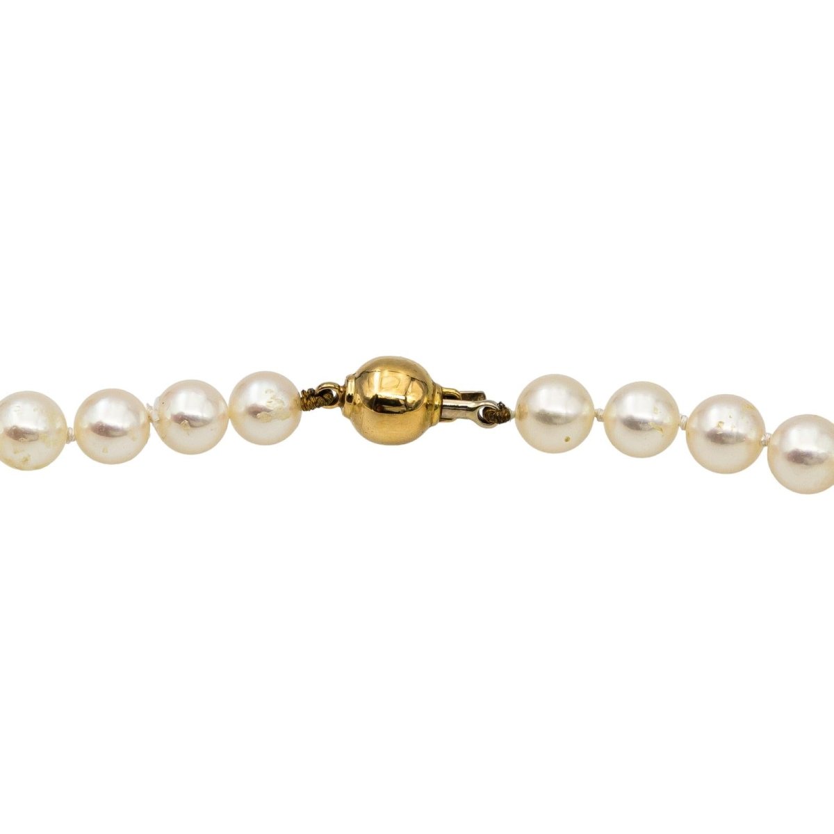 Collier Or jaune Perle - Castafiore