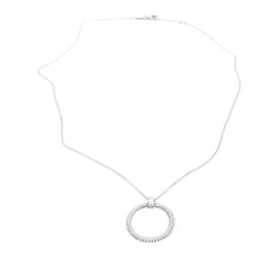 Collier Pendentif MAUBOUSSIN "Le premier jour" en or blanc - Castafiore