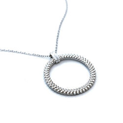 Collier Pendentif MAUBOUSSIN "Le premier jour" en or blanc - Castafiore