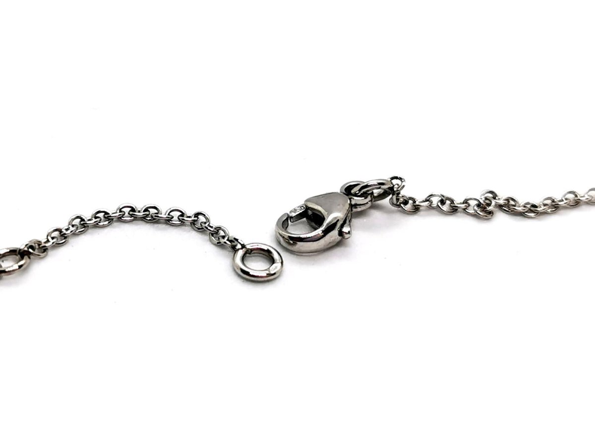 Collier Pendentif noir en or blanc et diamants - Castafiore