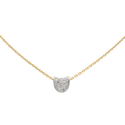 Collier Pendentif Or jaune Diamant - Castafiore