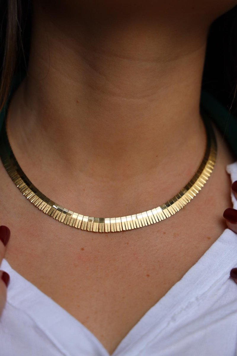Collier Ras de cou en or jaune - Castafiore