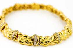 Collier Ras de cou OJ PERRIN en or jaune et diamants - Castafiore