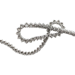 Collier rivière diamants en or blanc - Castafiore