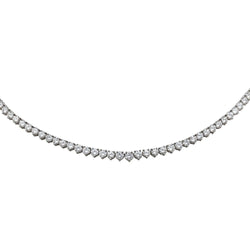 Collier rivière diamants en or blanc - Castafiore