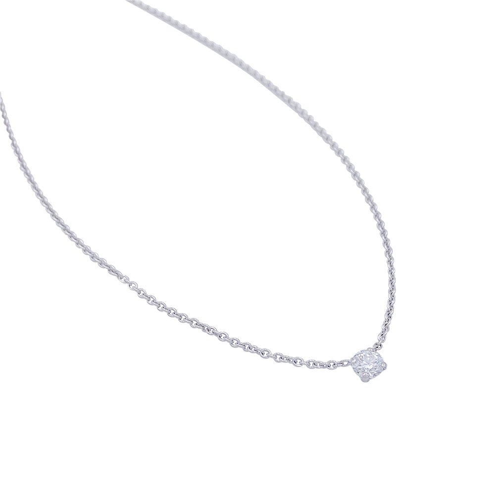 Collier solitaire diamant - Castafiore