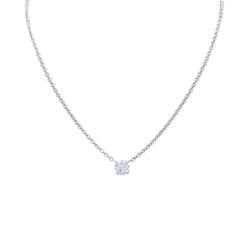 Collier solitaire diamant - Castafiore