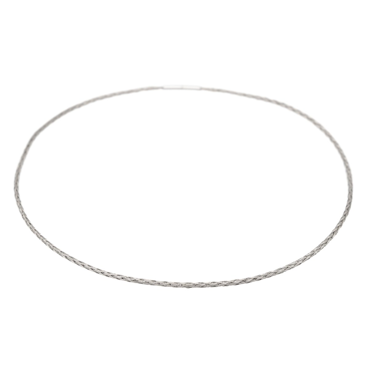 Collier Tressé Or blanc - Castafiore