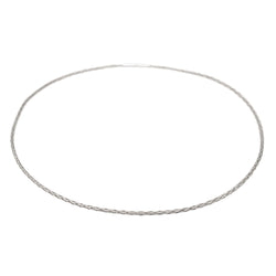Collier Tressé Or blanc - Castafiore