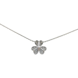 Collier Van Cleef & Arpels "Frivole" en or blanc et diamants - Castafiore