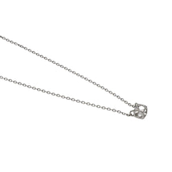 Dinh Van Collier Le Cube Diamant Or blanc Diamant - Castafiore