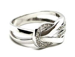 Fred Bague Chance infinie Or blanc Diamant - Castafiore