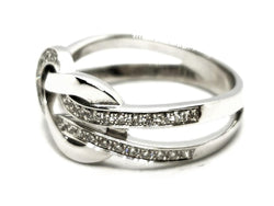 Fred Bague Chance infinie Or blanc Diamant - Castafiore