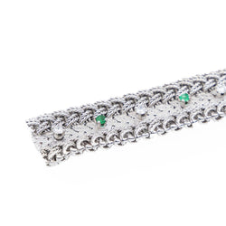 Gay Frères Bracelet Manchette Or blanc Diamant - Castafiore