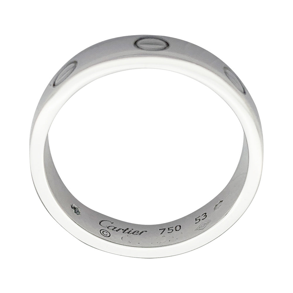 Bague Cartier "Love" en or blanc, diamant