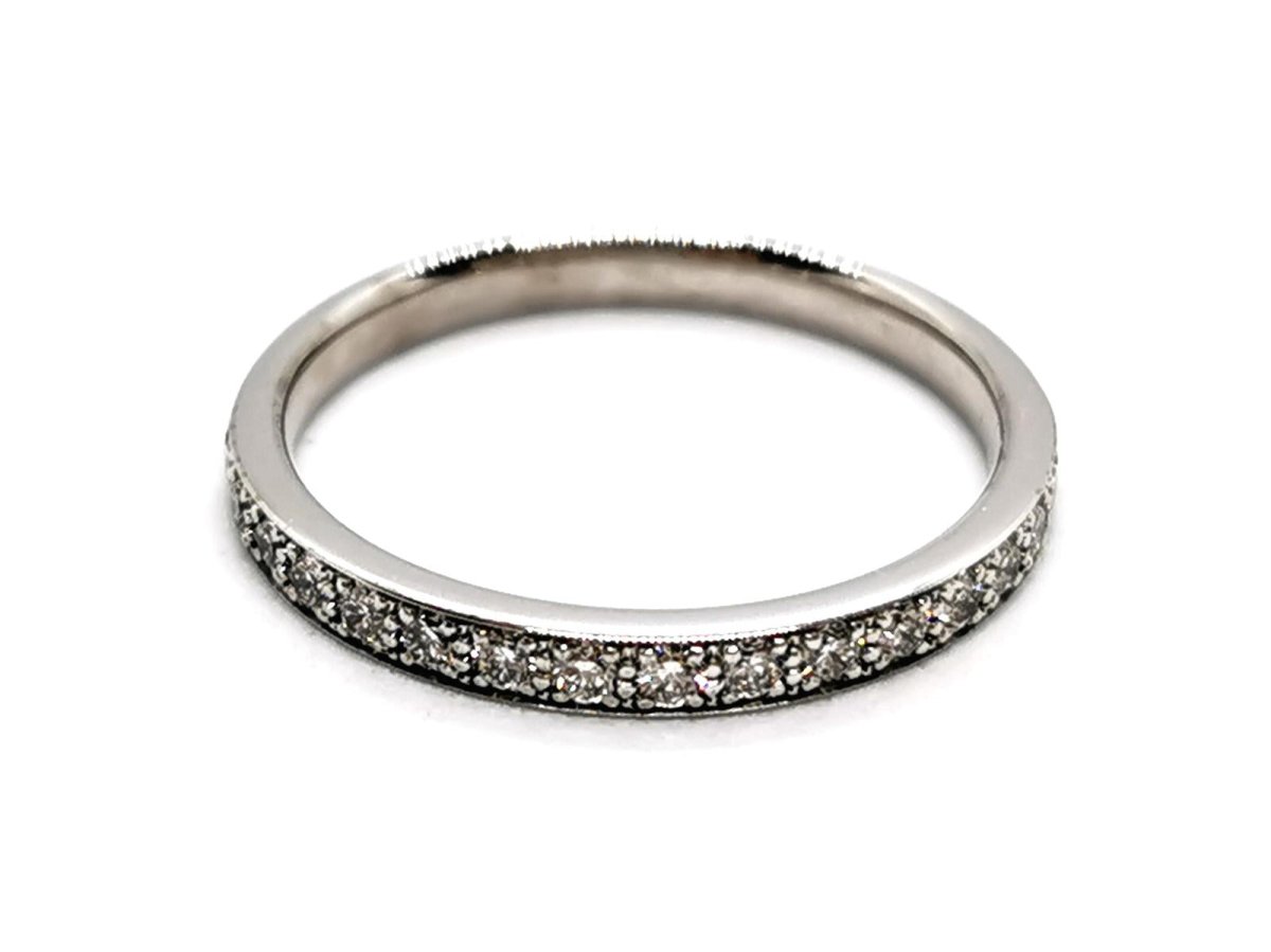 Mauboussin Bague Demi alliance Lovissime aussi Or blanc Diamant - Castafiore