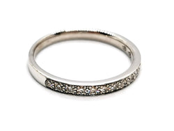 Mauboussin Bague Demi alliance Lovissime aussi Or blanc Diamant - Castafiore