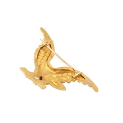 Broche Aigle Royal en Or - Fin du XIXe siècle