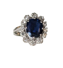 Bague Marguerite Saphir