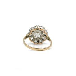 Bague Marguerite - Or, platine et Diamants