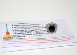 Bague Marguerite Saphir