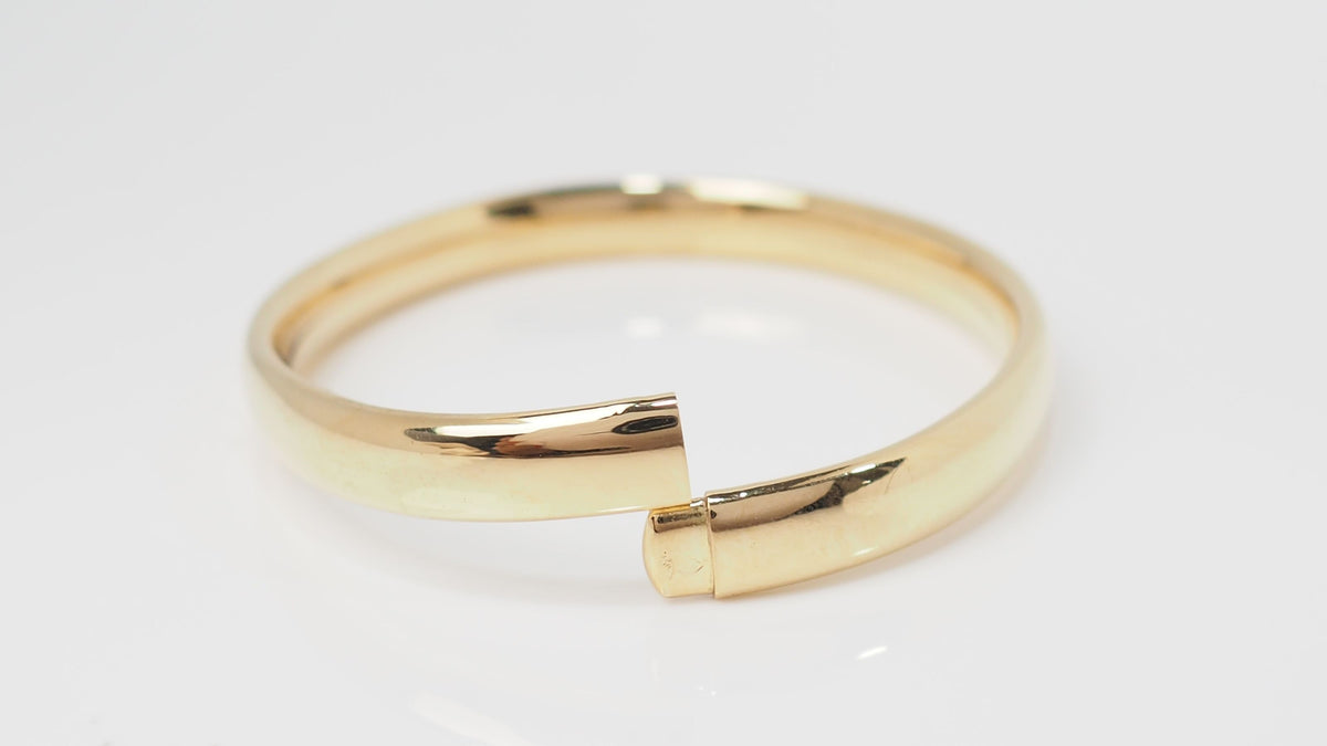 Bracelet Jonc flexible en or jaune