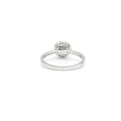Solitaire accompagné - Diamant 0,40 carat E VS1