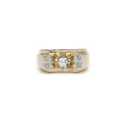 Bague TANK - Or Et Diamants