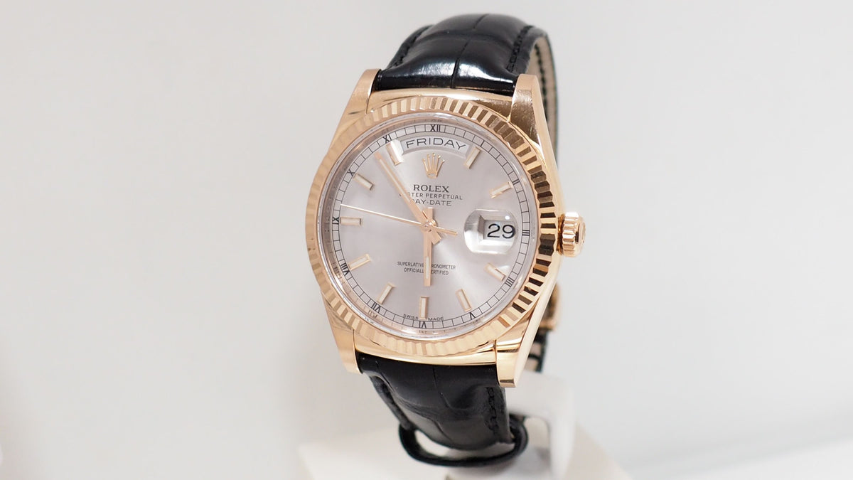 Montre Rolex Day-Date 36 or rose