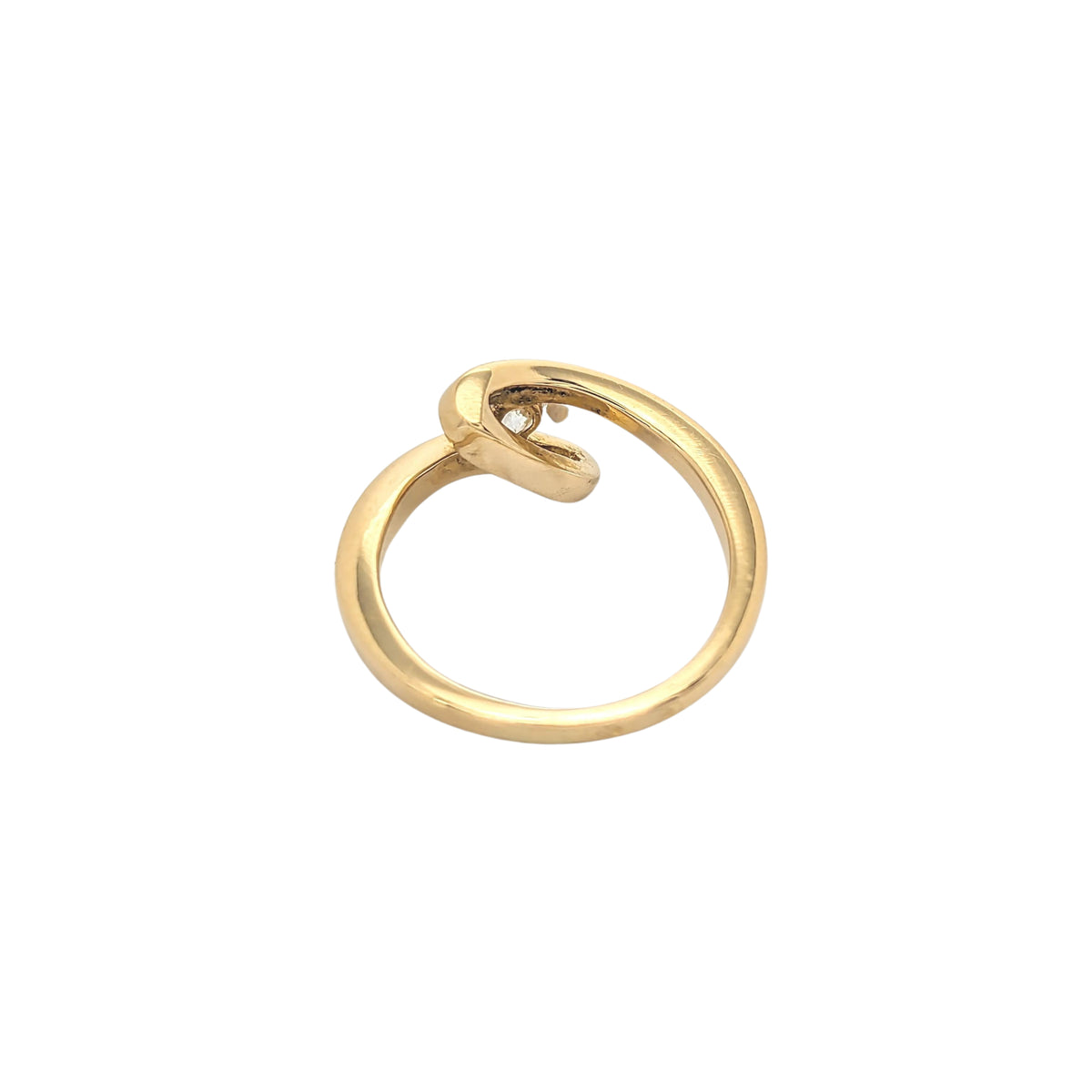 Bague en or jaune et diamant