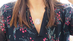 Collier Ginette NY Monogram One