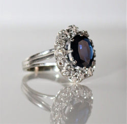 Bague Marguerite Saphir