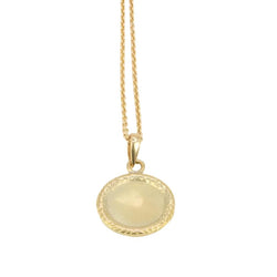 Médaille Amour Augis Plus hier Moins demain en or, diamant et rubis - Castafiore