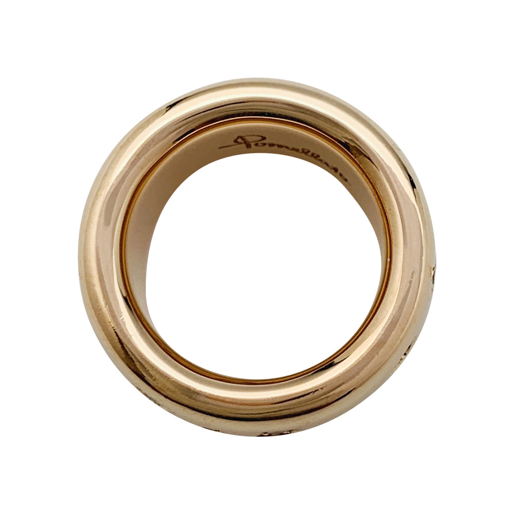 Bague Pomellato, "Iconica", or rose, diamants