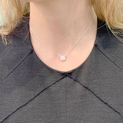 Collier Cartier, "C de Cartier", or blanc, diamant