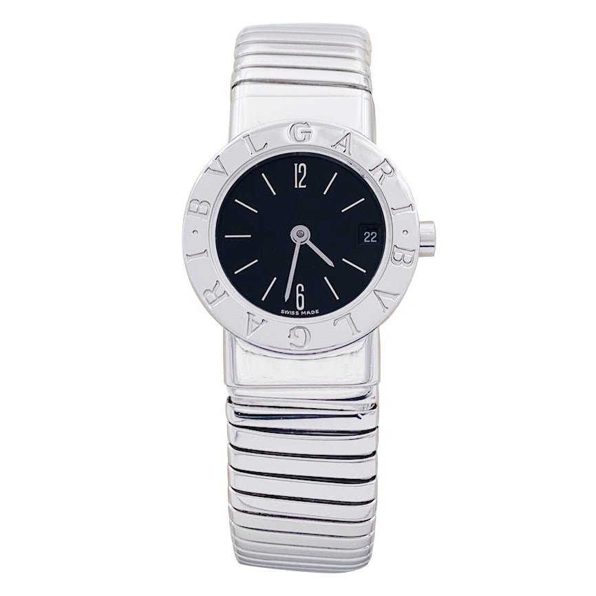 Montre BULGARI "Bulgari-Bulgari" modèle "BB 23" en acier - Castafiore