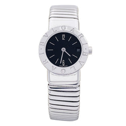Montre BULGARI "Bulgari-Bulgari" modèle "BB 23" en acier - Castafiore