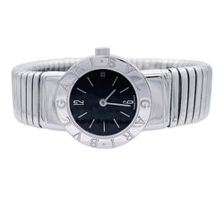 Montre BULGARI "Bulgari-Bulgari" modèle "BB 23" en acier - Castafiore