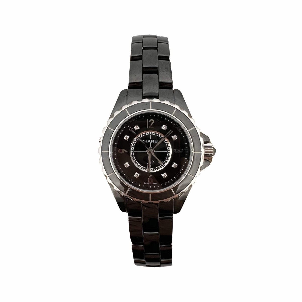 Montre CHANEL J12 acier en céramique noire - Castafiore
