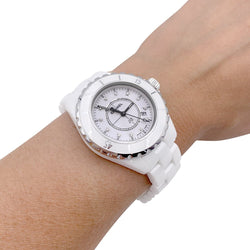 Montre CHANEL "J12" en céramique - Castafiore