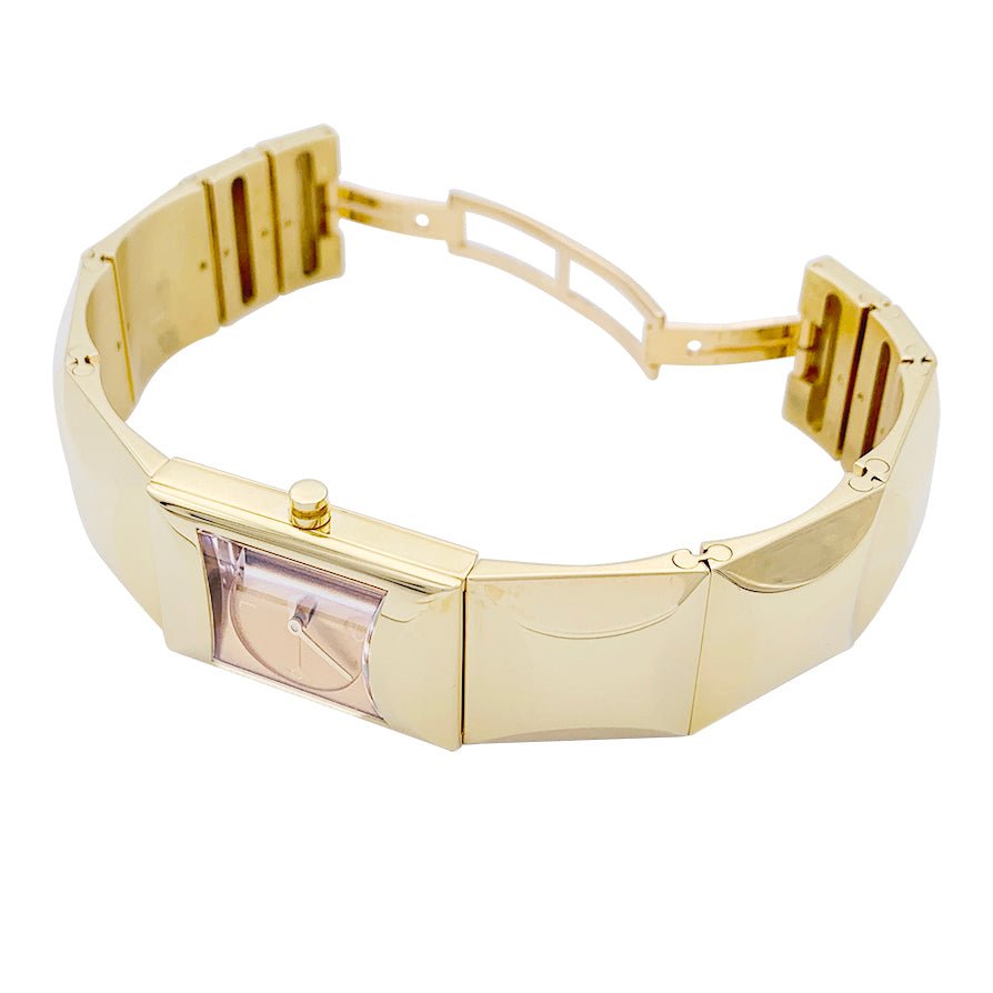 Montre Fred, "Cut", or jaune. - Castafiore