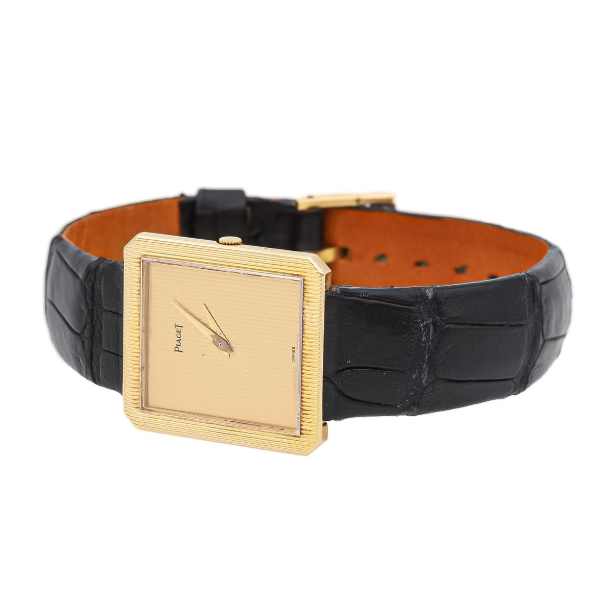 Montre PIAGET en or jaune et cuir - Castafiore