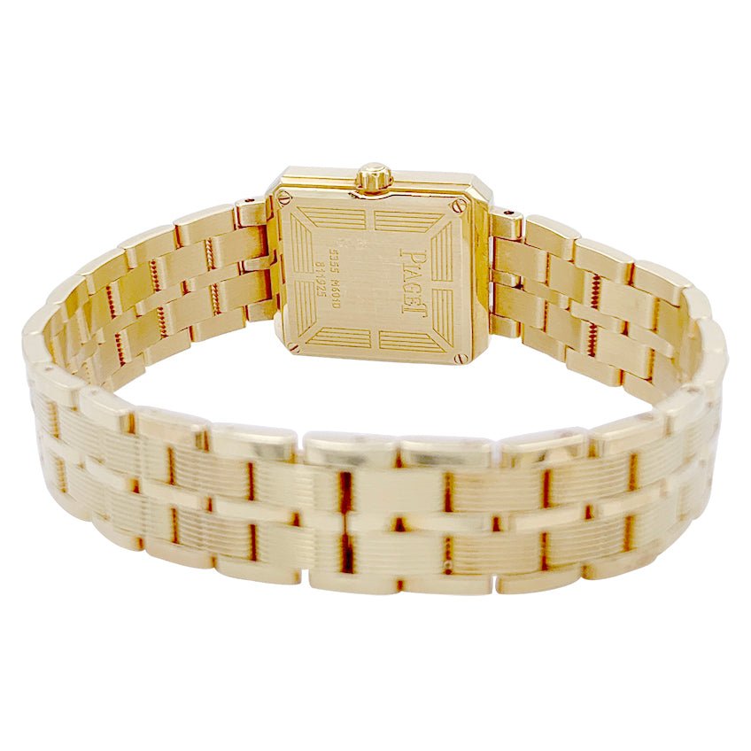 Montre Piaget, "Protocole", or jaune et diamants. - Castafiore