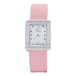Montre Poiray, "Ma Première", acier, diamants. - Castafiore