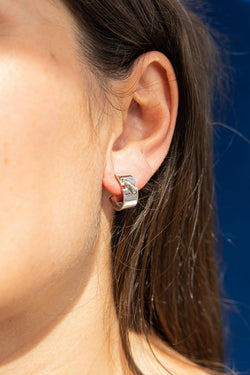 Paire de Boucles d'oreilles CHAUMET Liens en or blanc - Castafiore