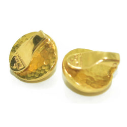 Paire de clips d'oreilles Lalaounis or jaune - Castafiore