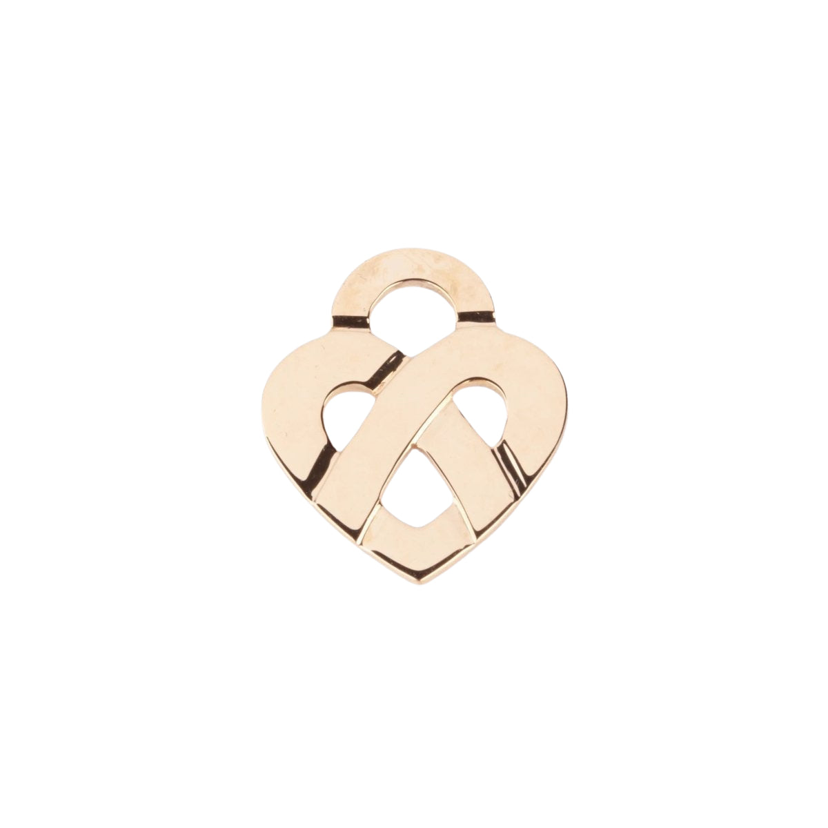 Pendentif en or jaune formant un cœur de la maison Poiray - Castafiore