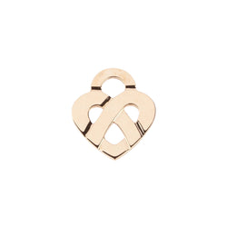 Pendentif en or jaune formant un cœur de la maison Poiray - Castafiore