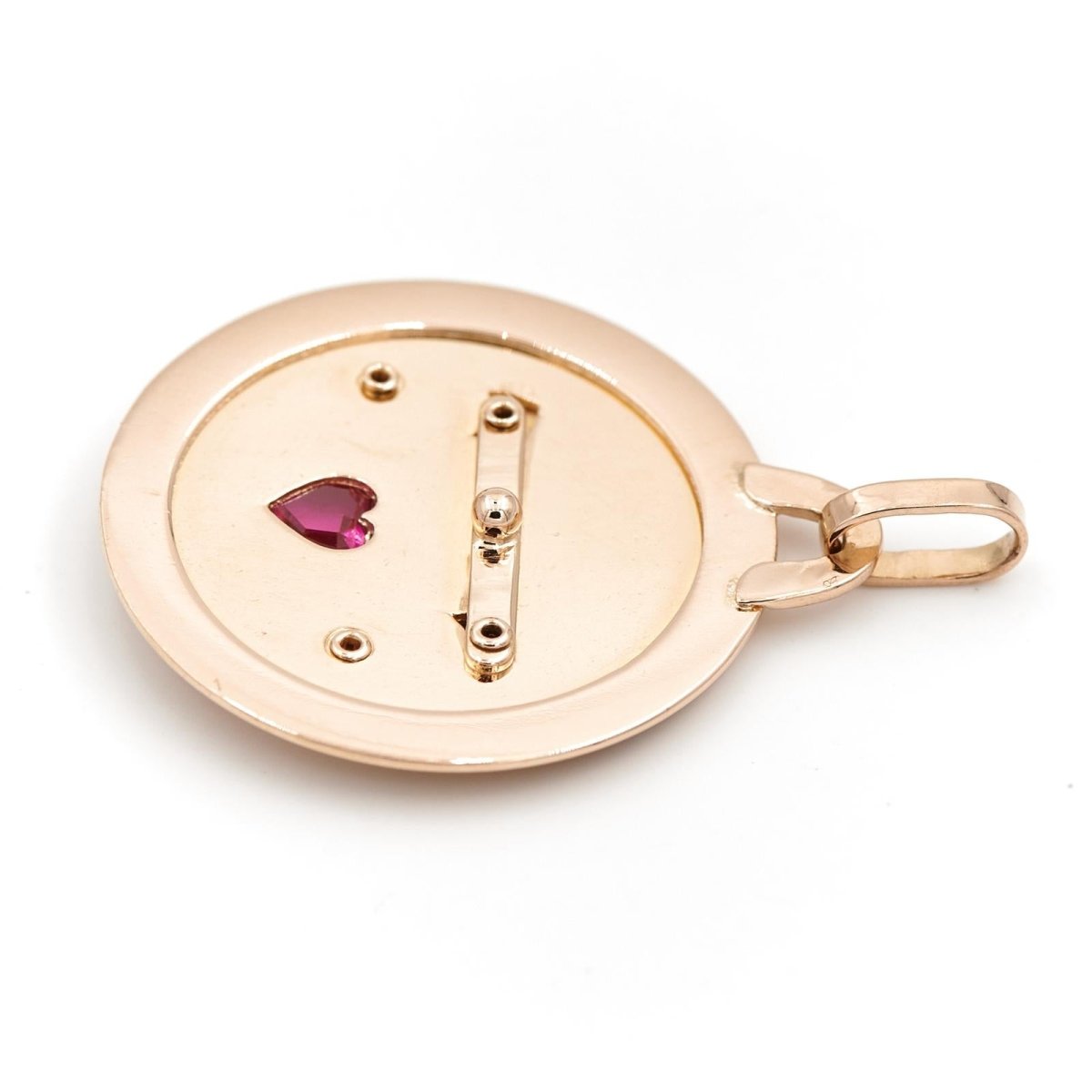 Pendentif Or jaune Rubis - Castafiore